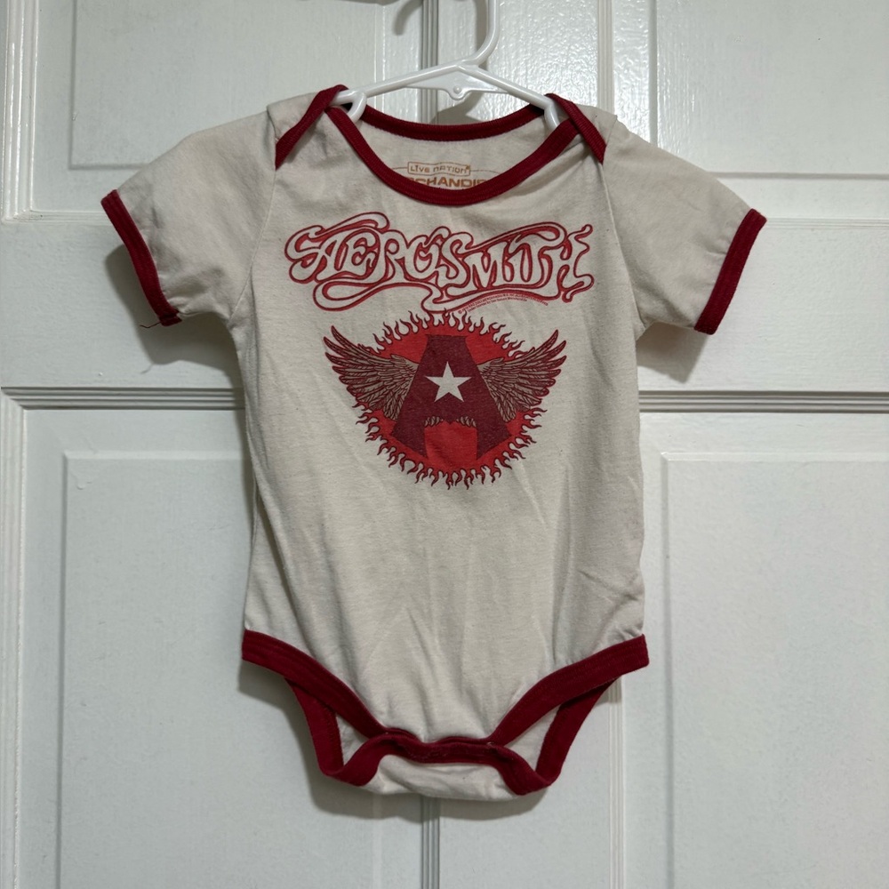 2010 Aerosmith Concert Merch Baby One Piece Outfit Size 6 Month Tour Music